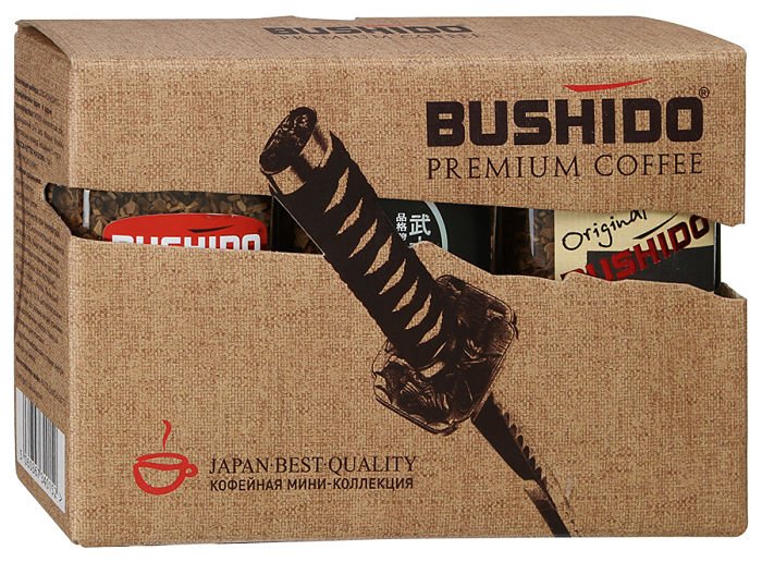 Кава Бушидо   марка, виробництво, різновиди